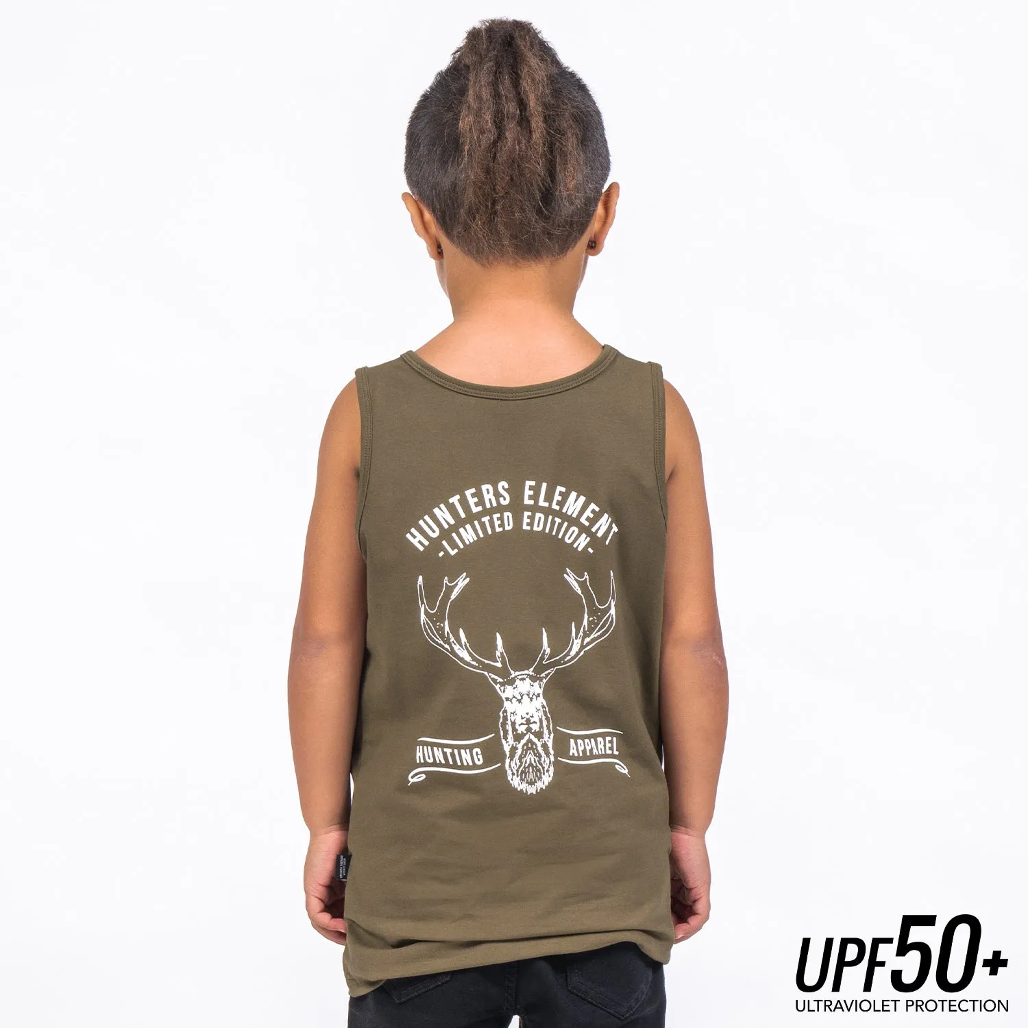 Kids Red Stag Singlet