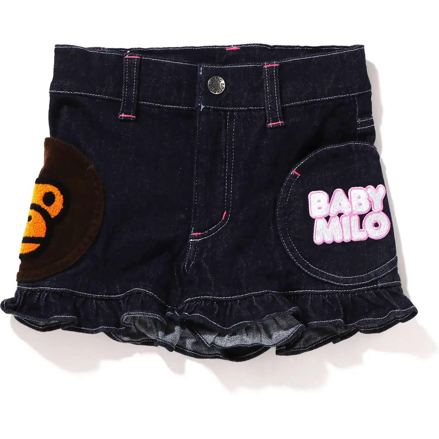 BABY MILO Kids Pocket Frill Shorts