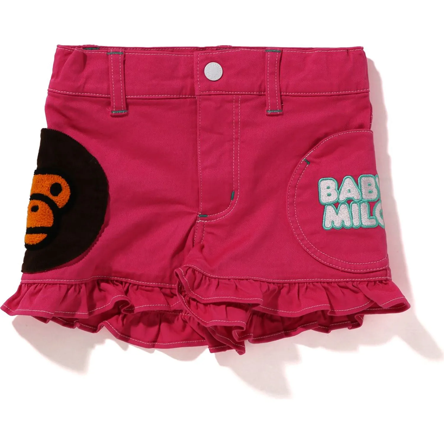 BABY MILO Kids Pocket Frill Shorts