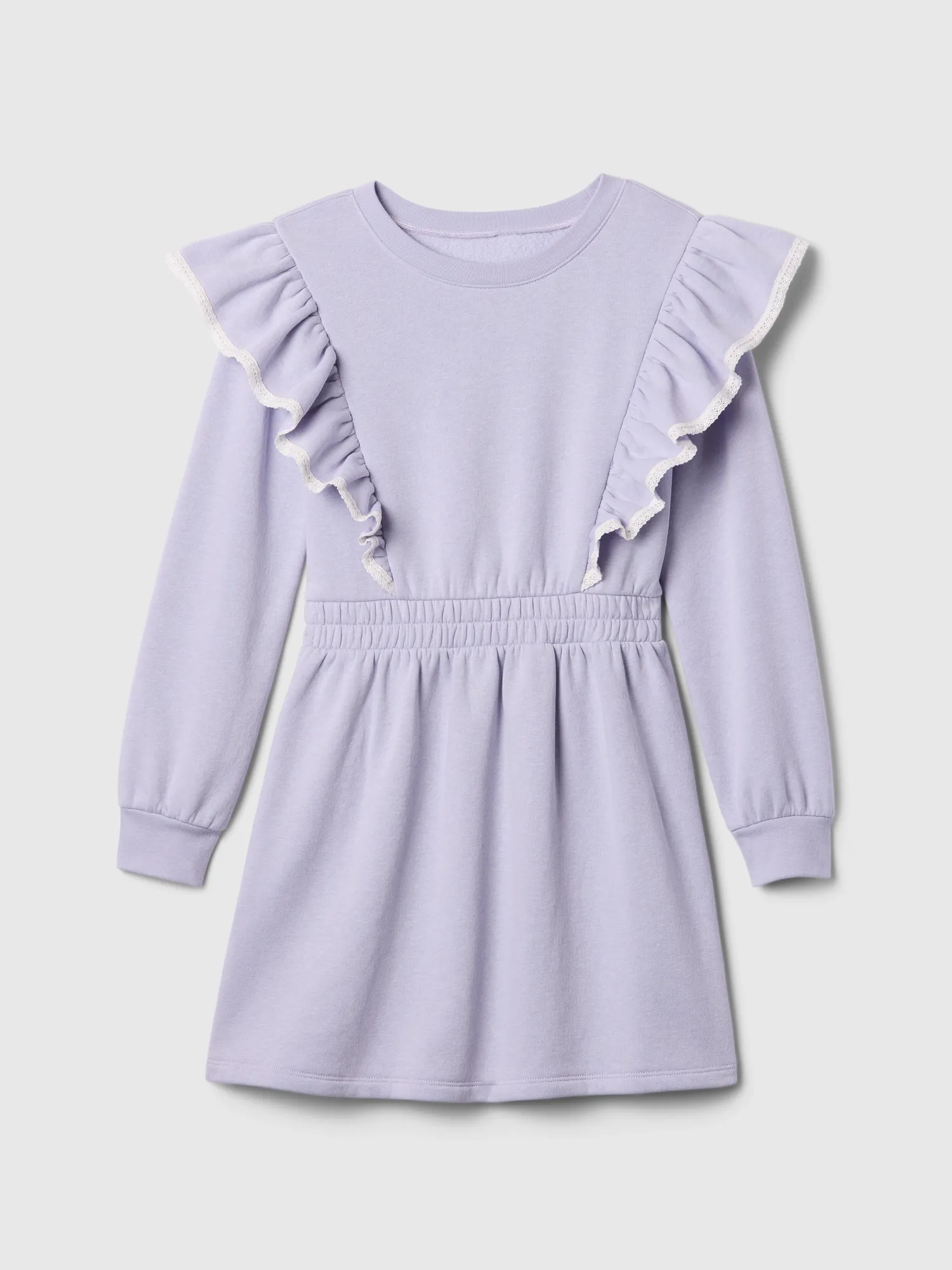 Kids Ruffle Sweatshirt Dress