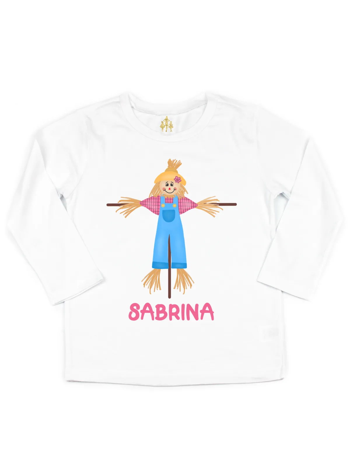 Kids Scarecrow Shirt - Pink