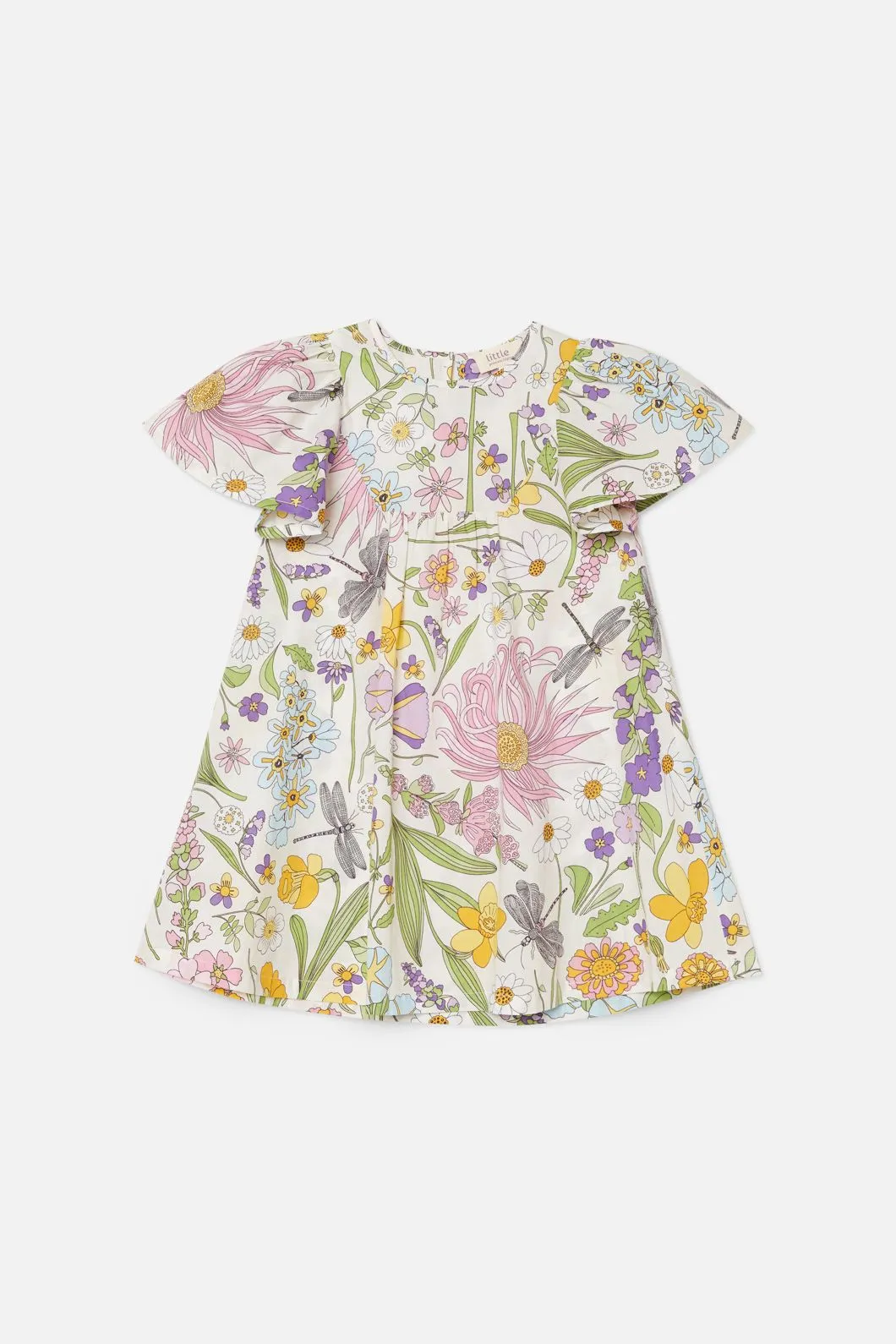 Kids Short Sleeve Dress - Magic Garden