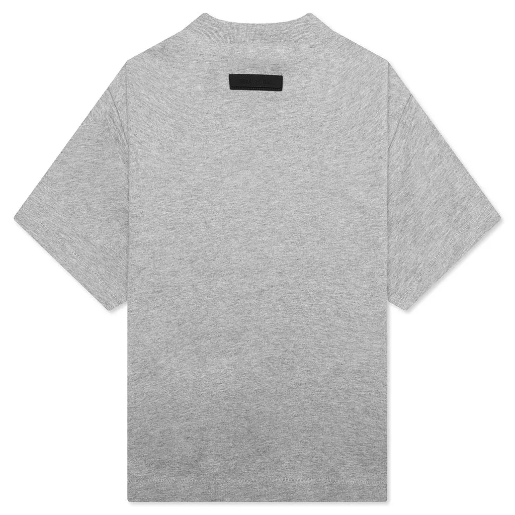 Dark Heather Oatmeal Kids Short Sleeve Tee