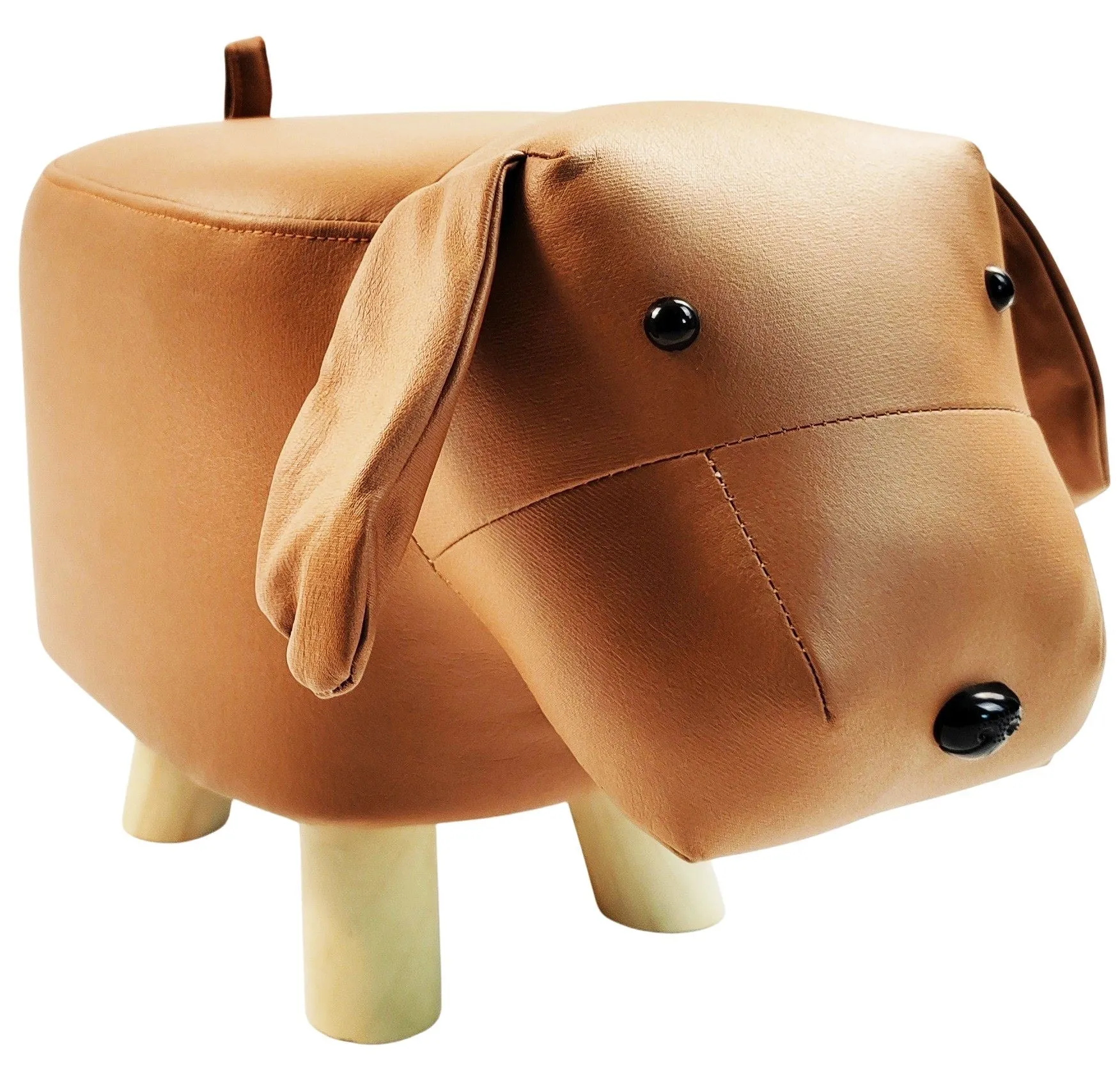 Kids Stool - Dog Brown