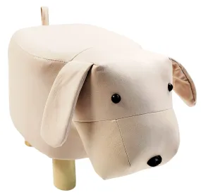 Kids Stool - Dog Pink