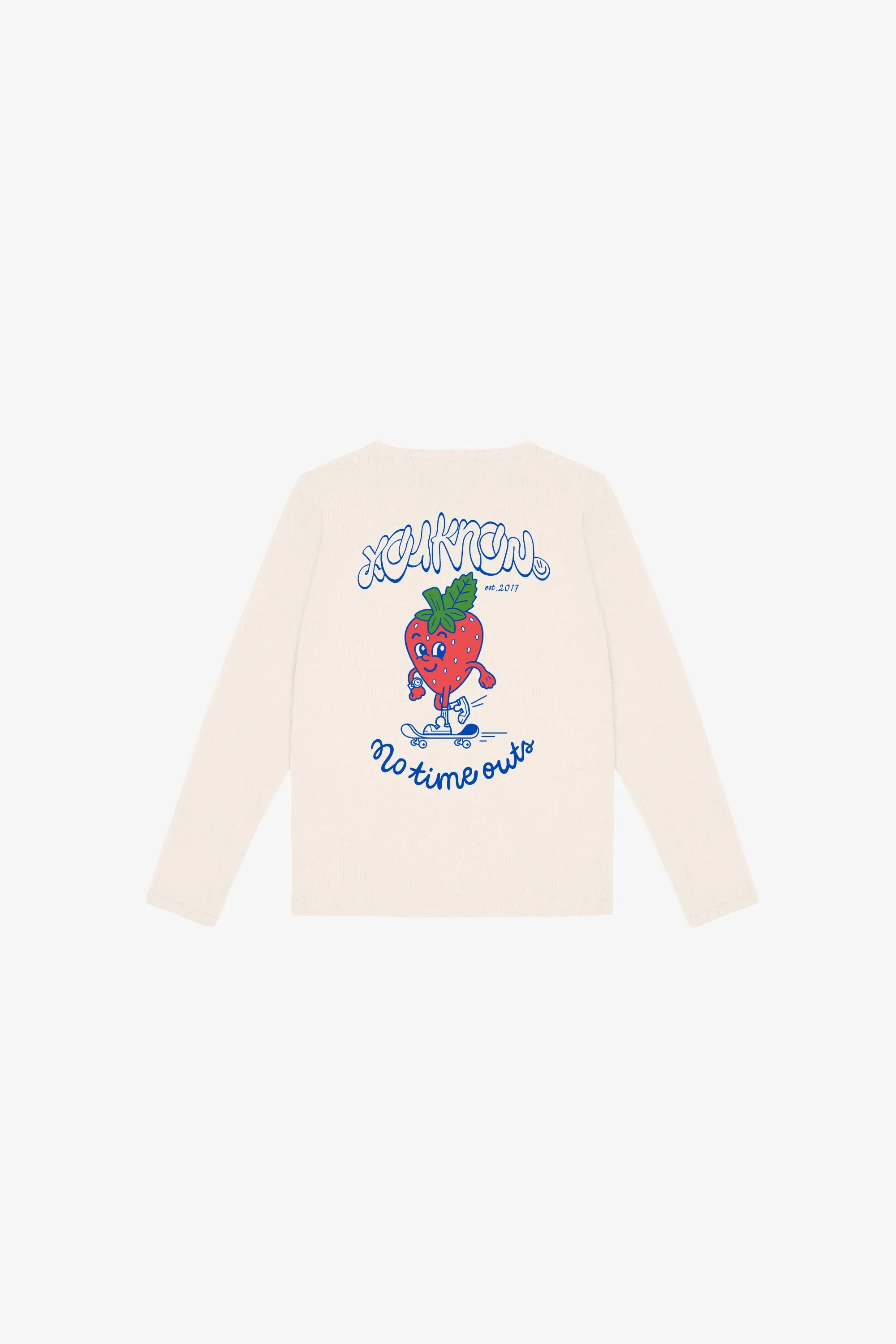 KIDS STRAWBERRY LONGSLEEVE | CREAM