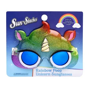 Rainbow Unicorn Poop Lil' Characters Sunglasses