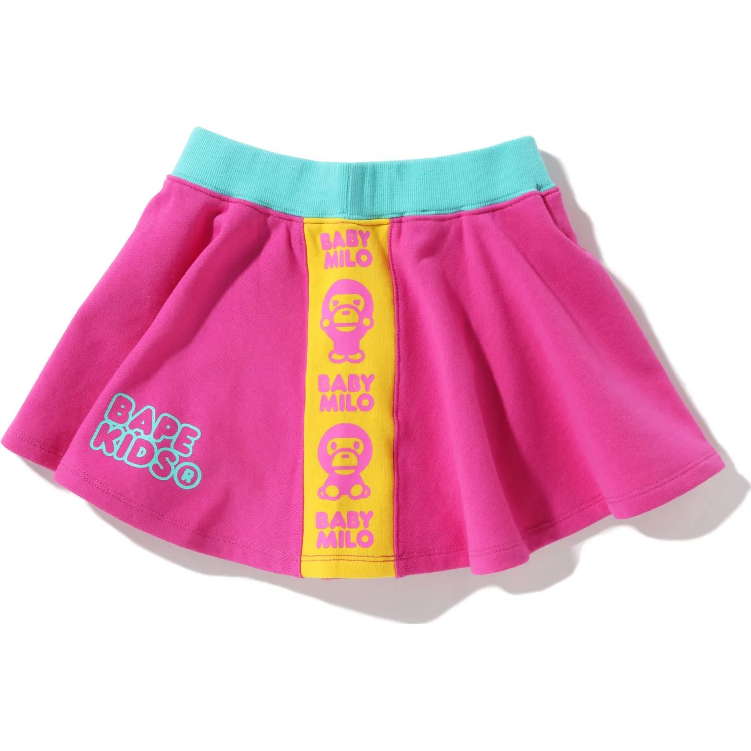 Kids' Color Block SWEAT SKIRT with BABY MILO