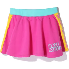 Kids' Color Block SWEAT SKIRT with BABY MILO