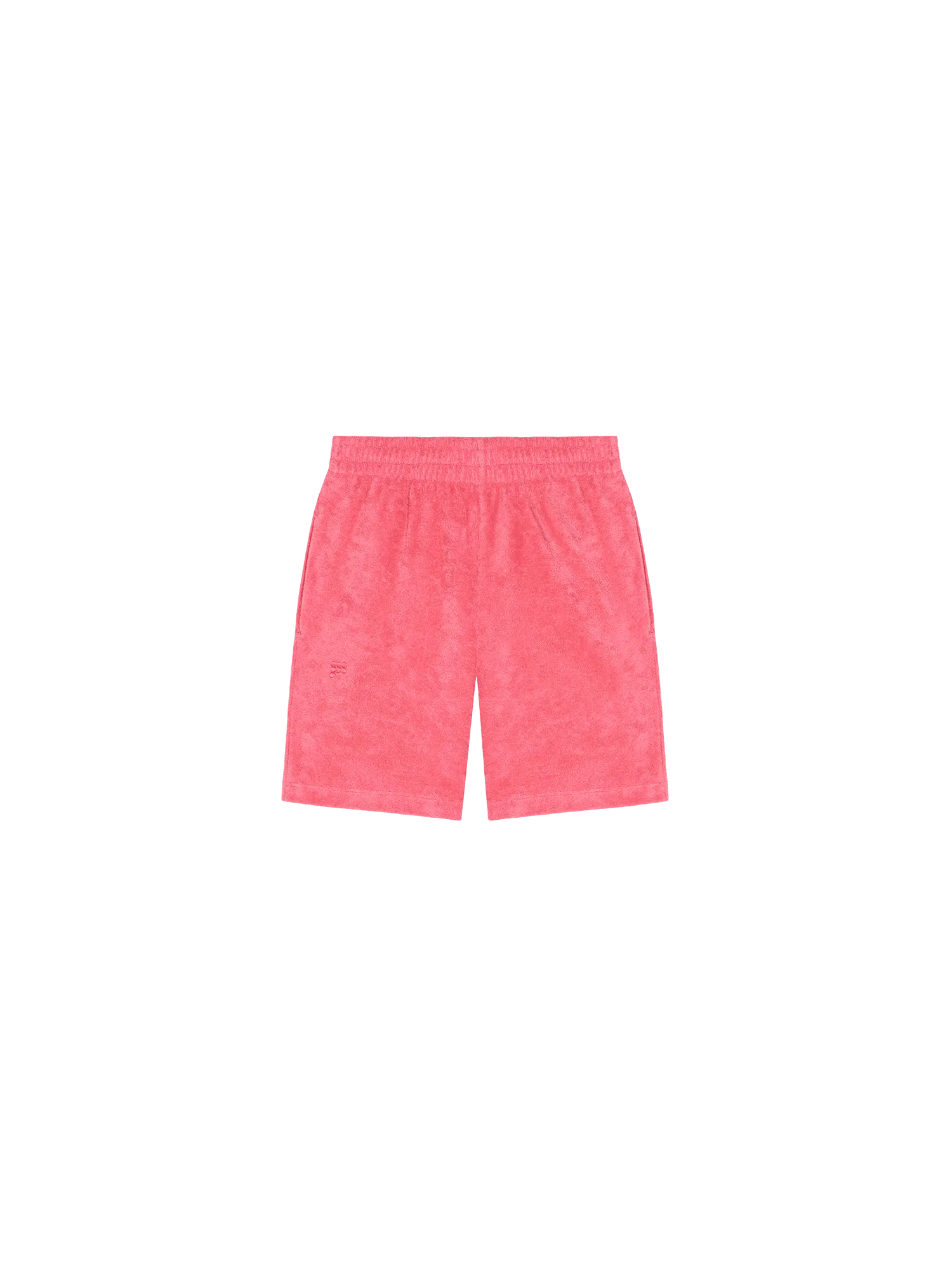 Kids Towelling Shorts—lotus pink