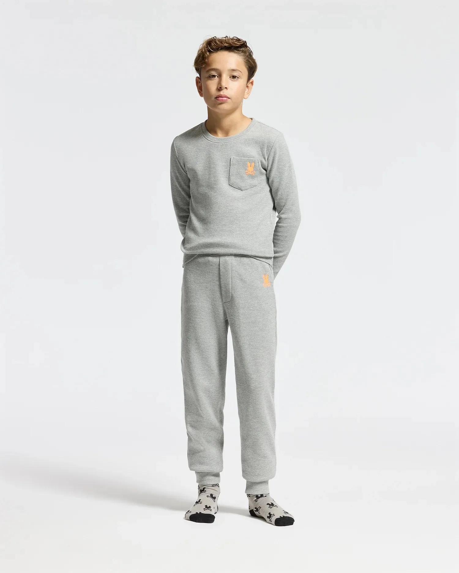 KIDS VAL WAFFLE PANT - B0P673E200