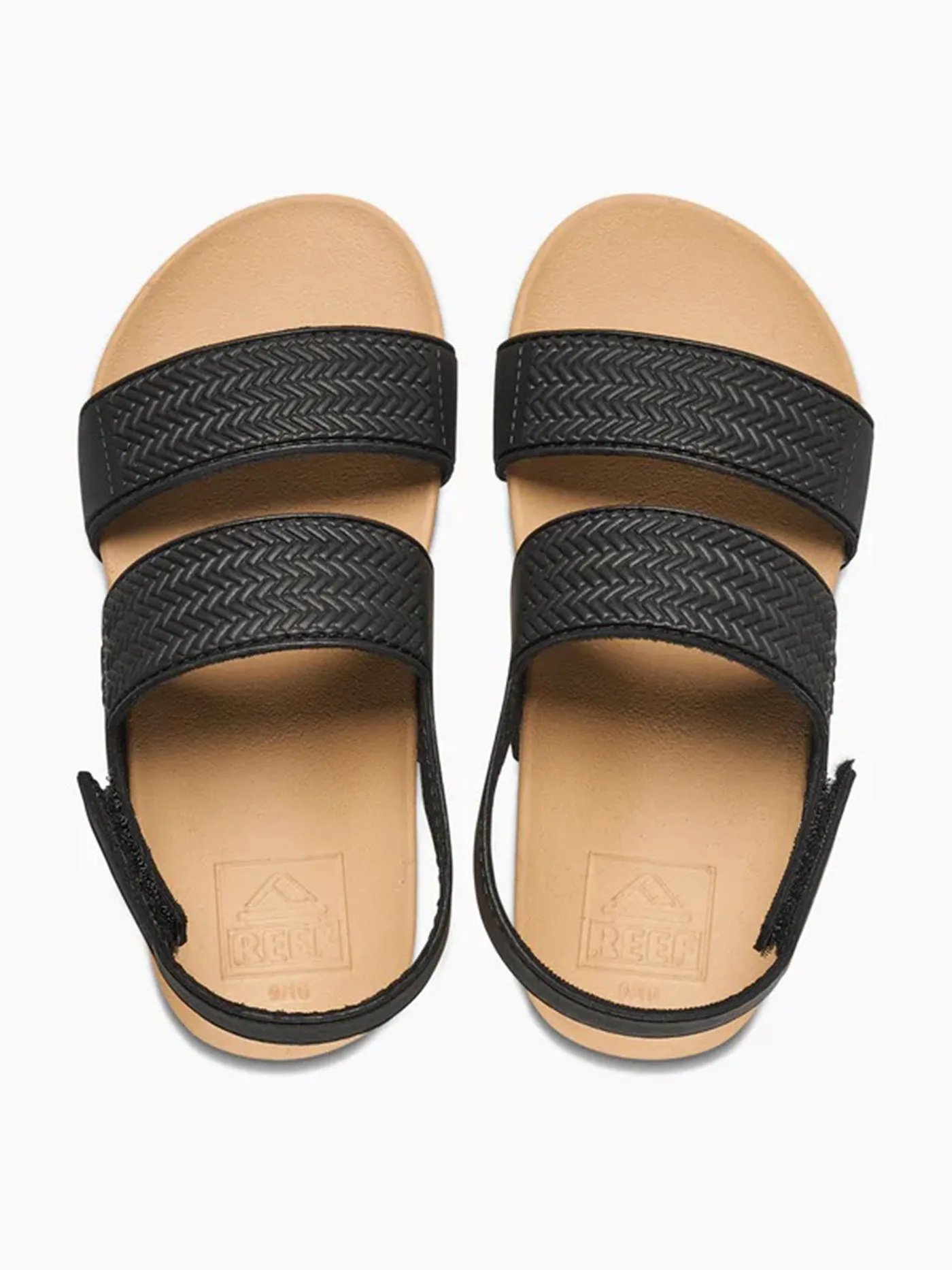 Black/Tan Water Vista Sandals for Little Ones