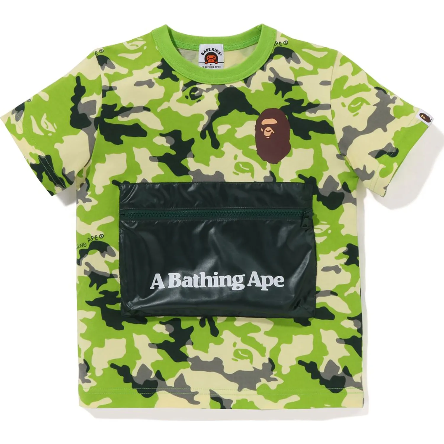 Kids Woodland Camo Pocket Tee