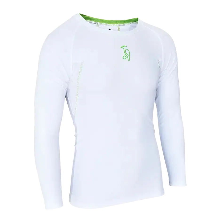 Kookaburra KB Compression Power LS Shirt for Adults and Kids in White