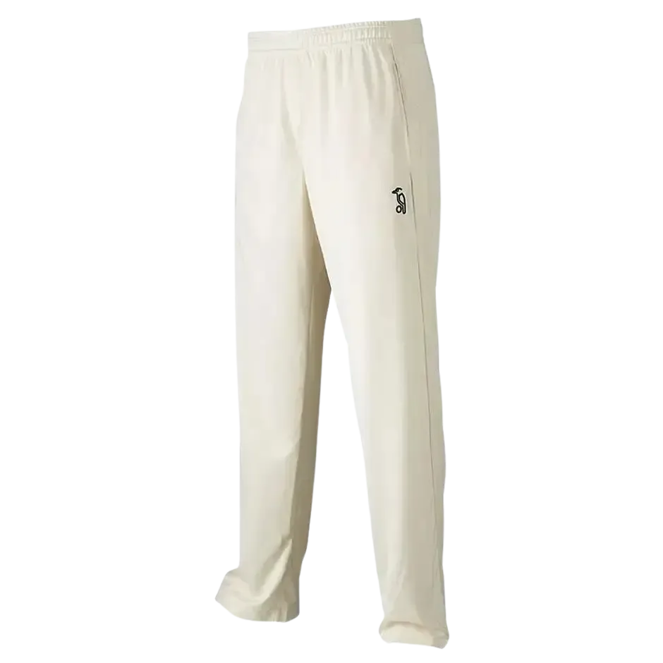 Kookaburra Pro Players Cricket Trousers for Adults and Kids  in Ivory