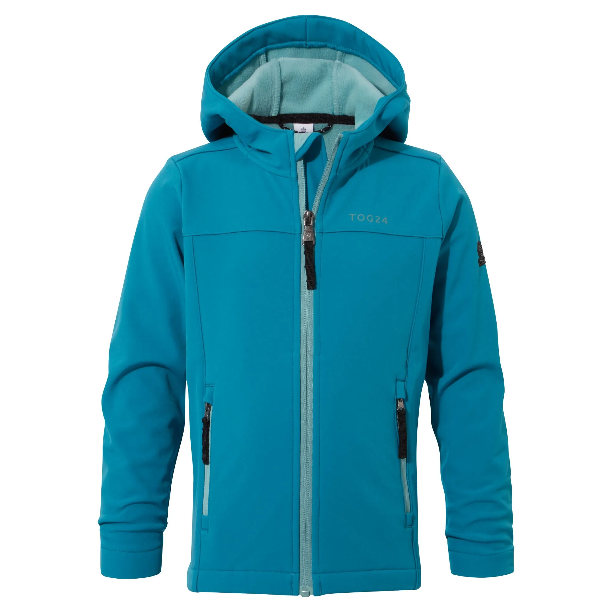 Koroma Kids Softshell Hooded Jacket - Mosaic Blue