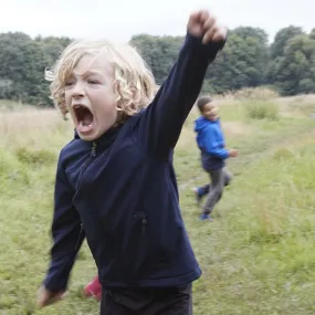 Koroma Kids Softshell Hooded Jacket - Navy