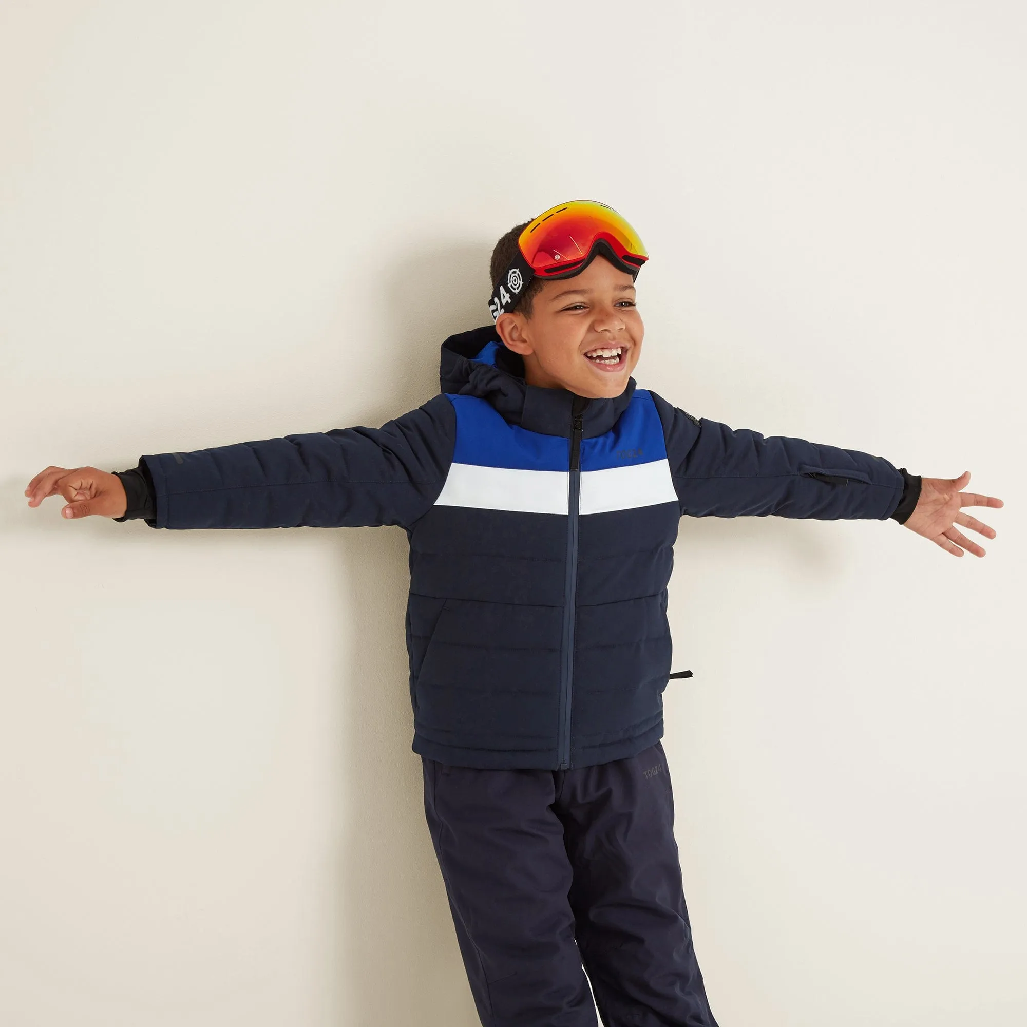 Laithe Kids Ski Jacket - Dark Indigo/Royal Blue