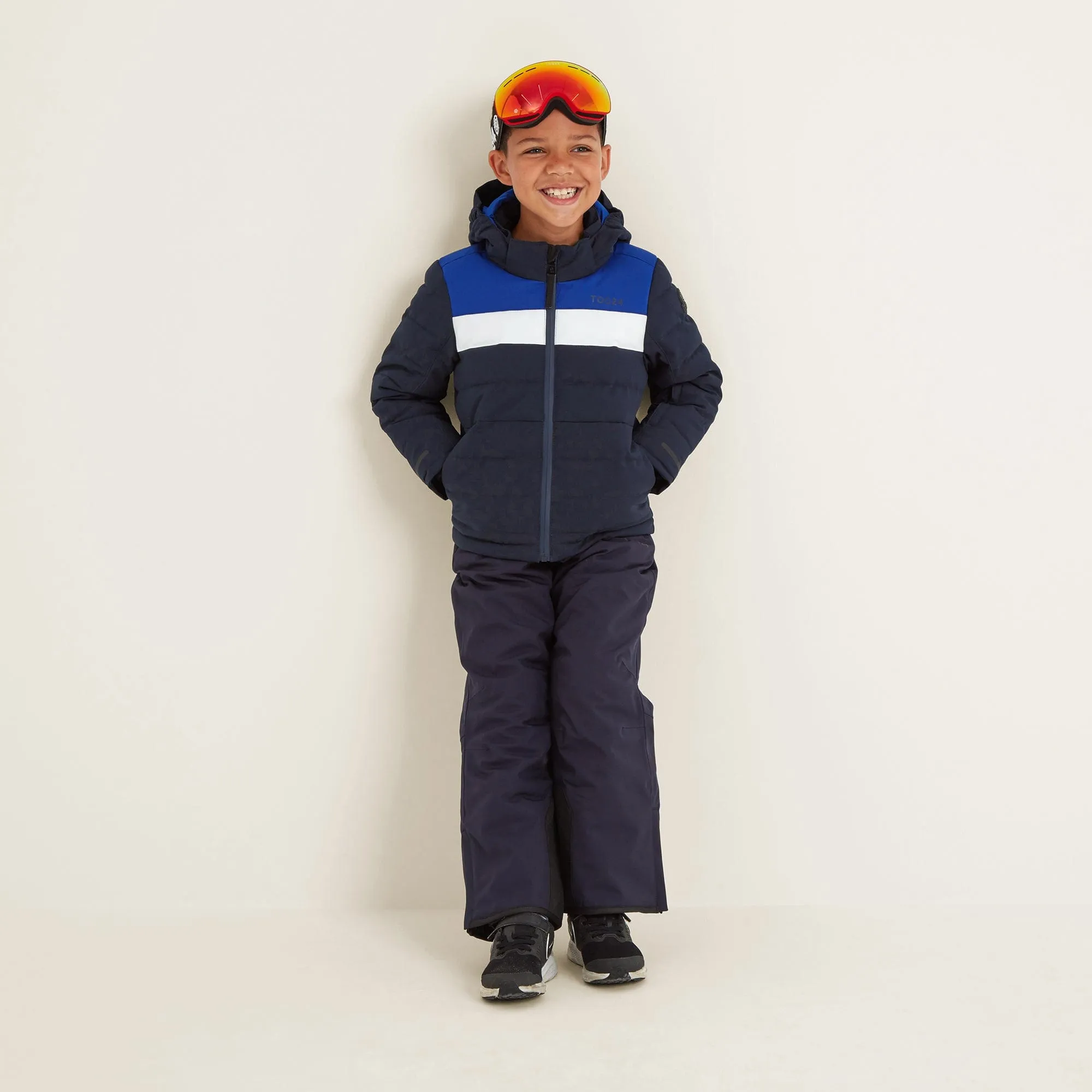 Laithe Kids Ski Jacket - Dark Indigo/Royal Blue