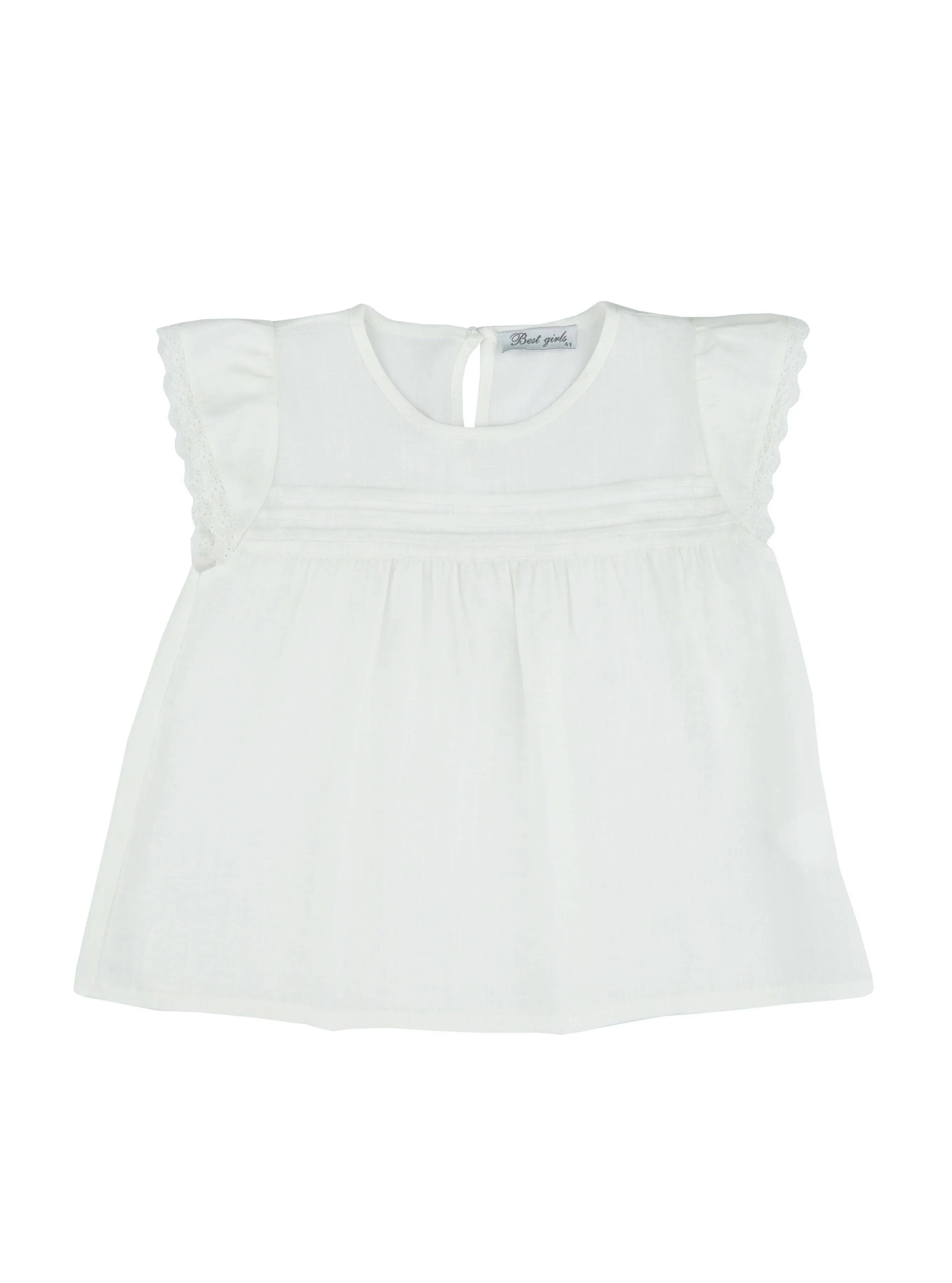 Lara Kids - Blouse blanche 3985