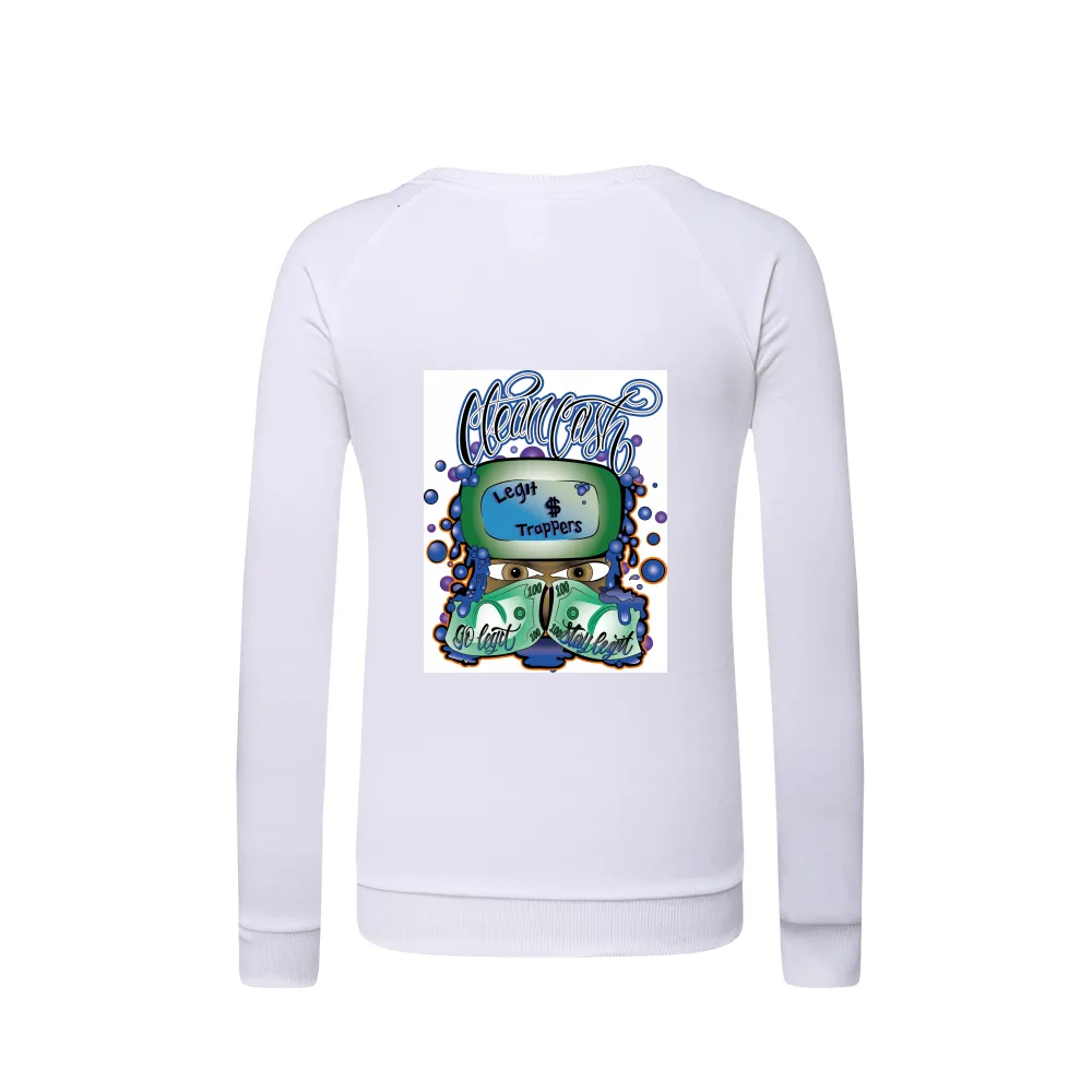 Legit trappers Kids Graphic Sweatshirt