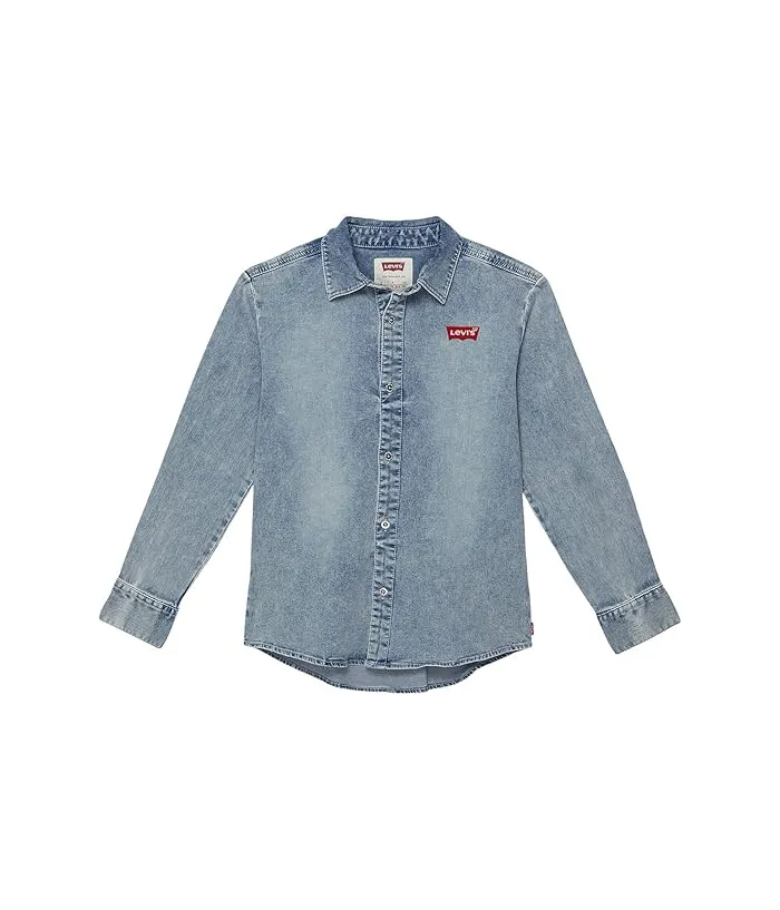 Levi's® Kids Button-Up Denim Shirt (Big Kids)