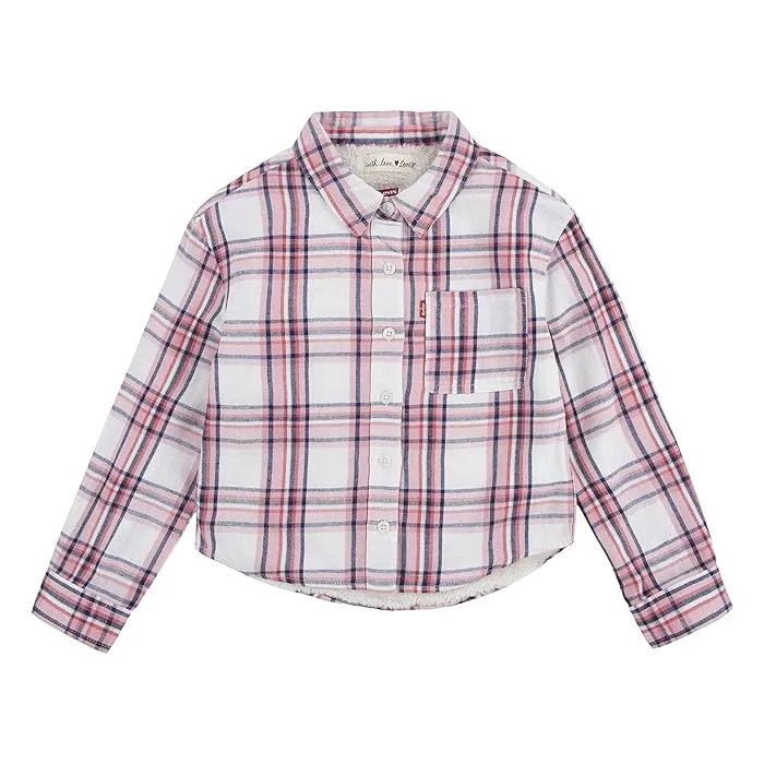 Levi's® Kids Long Sleeve Sherpa Lined Flannel Top (Little Kids)