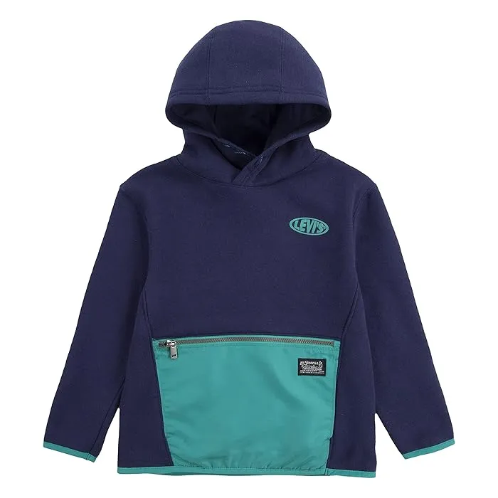 Levi's® Kids Nylon Pocket Pullover Hoodie (Little Kids)