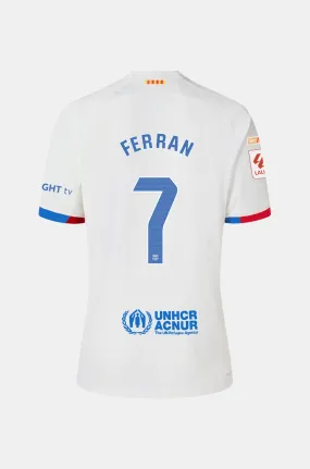 Youth FERRAN LFP FC Barcelona Away Shirt 23/24