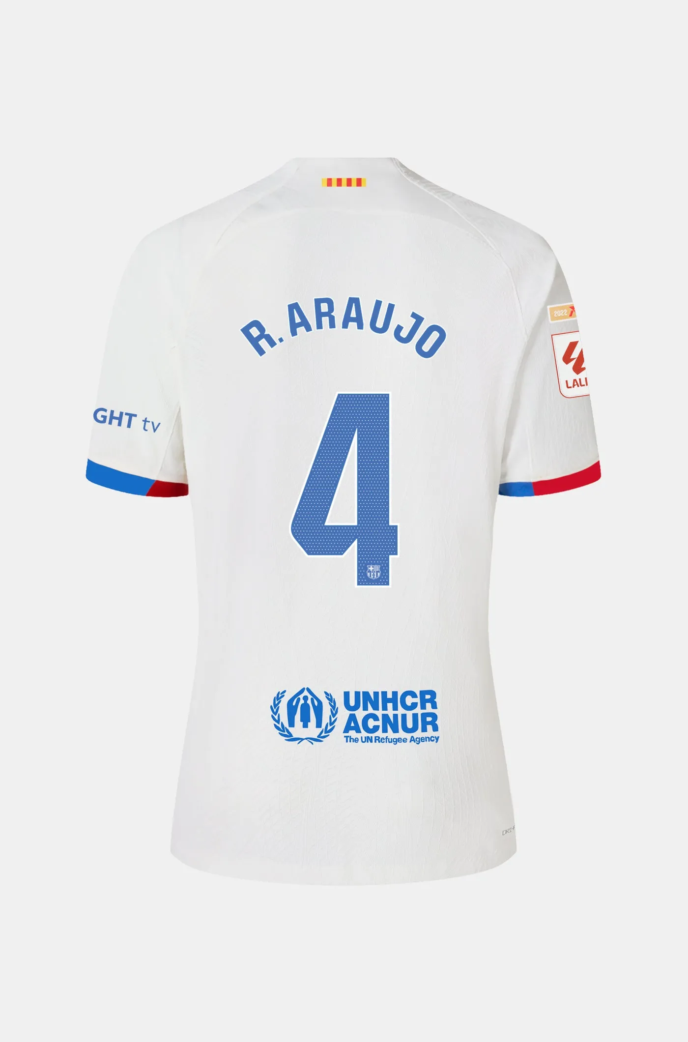 FC Barcelona Junior Away Shirt 23/24 - R. ARAUJO