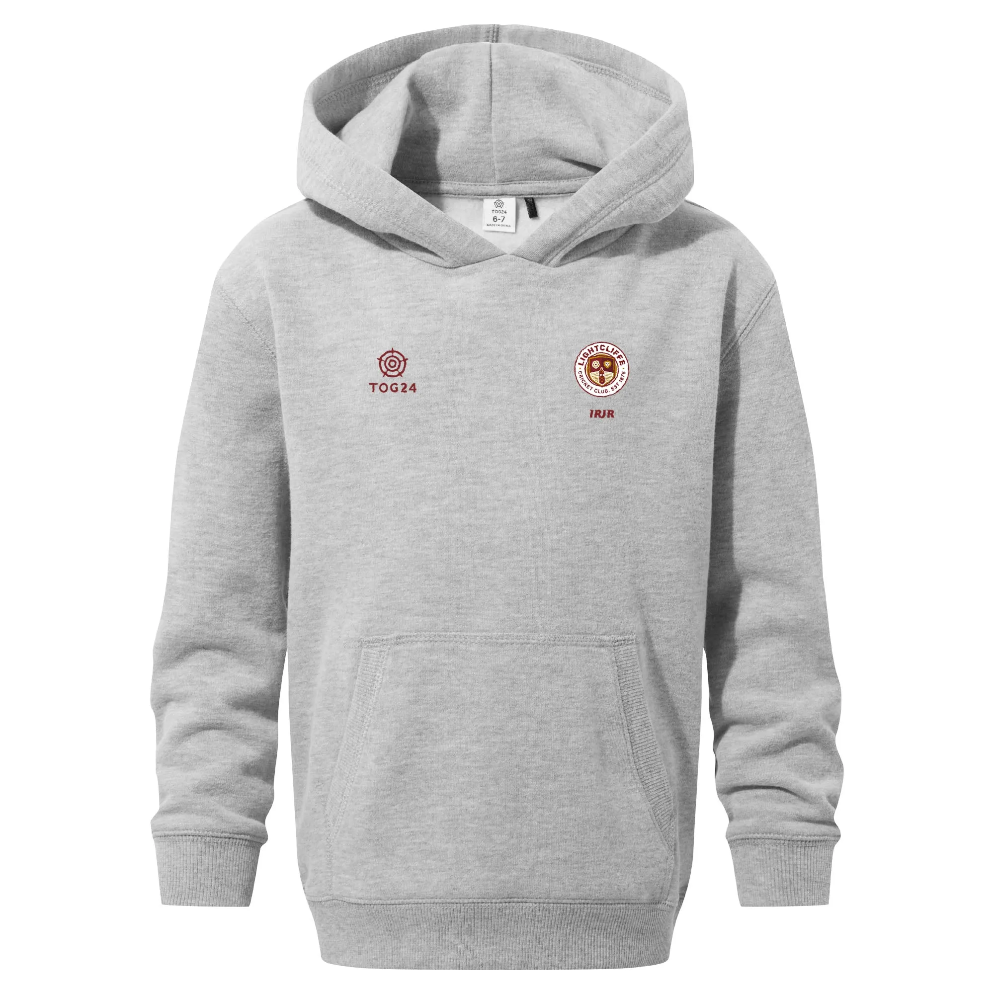 Lightcliffe CC Kids - Wyke Hoody Grey Marl