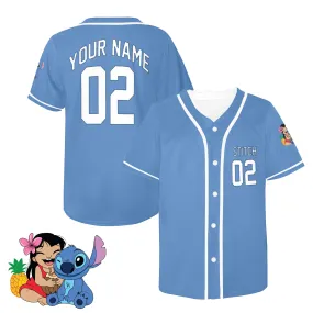 Lilo And Stitch Customizable Jersey (Adults And Kids Sizes)