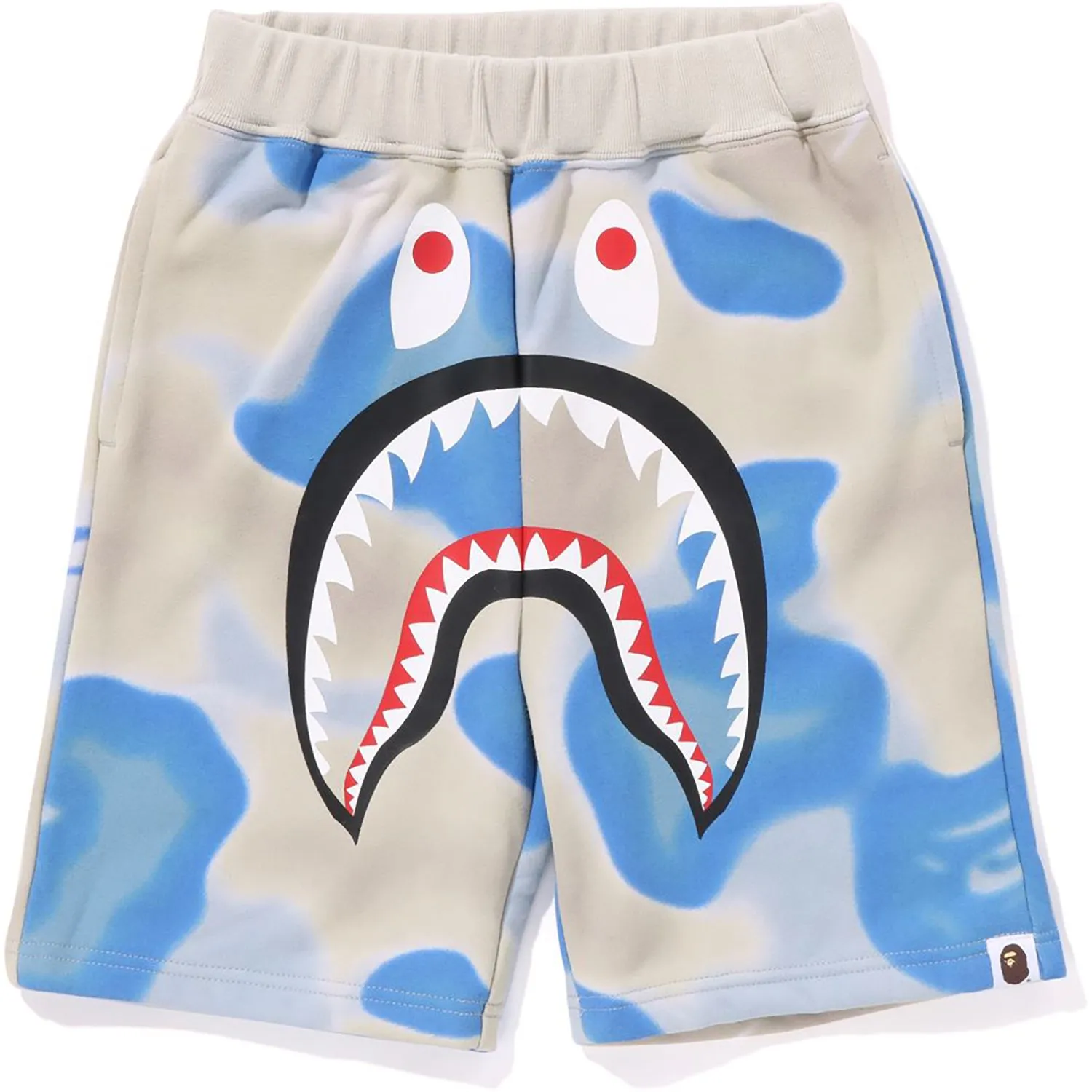 kids shorts sweat shark camo liquid