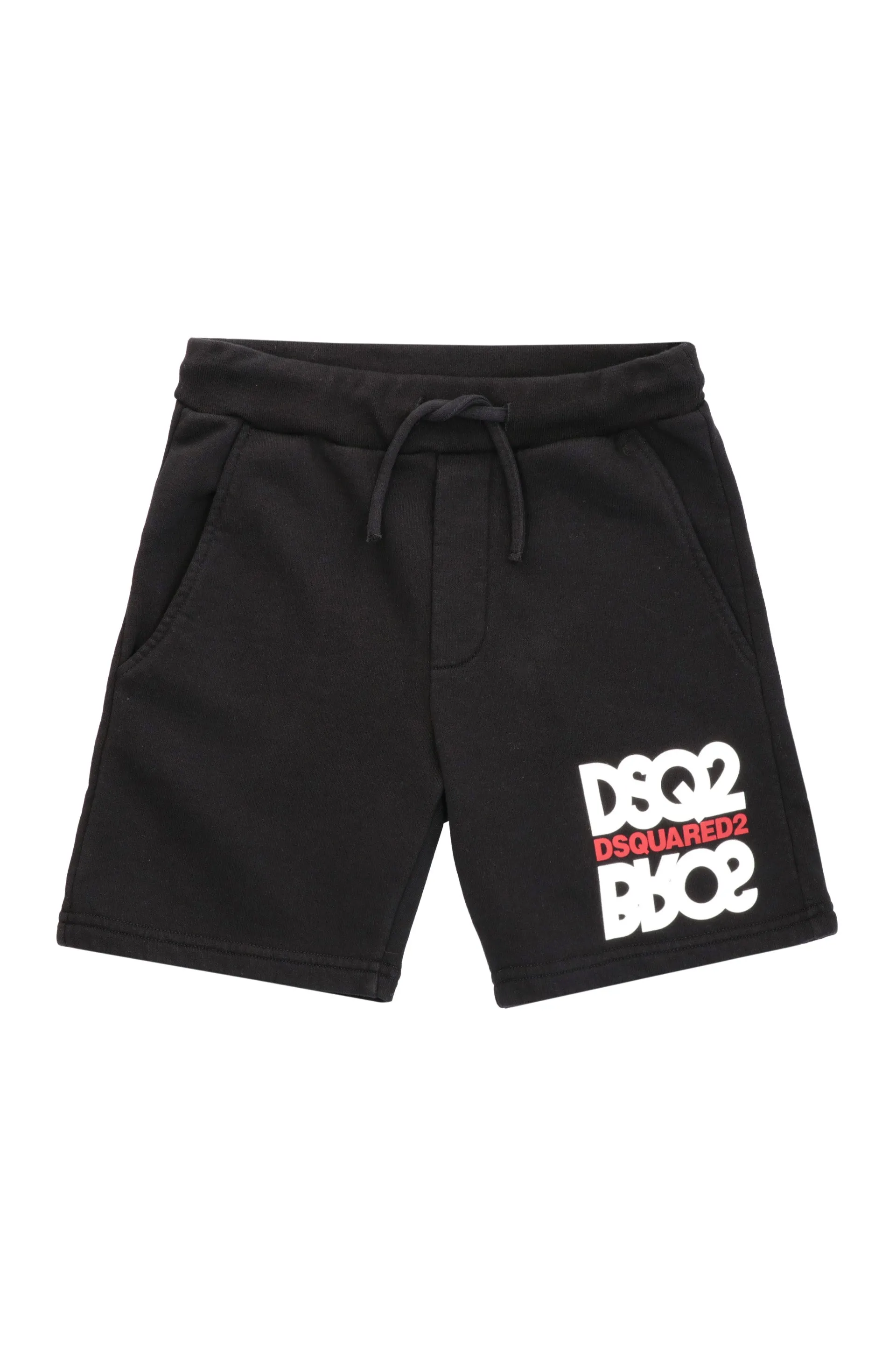 Printed Logo Kids' Drawstring Shorts by Dsquared2