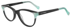 Lucky Brand D711 Eyeglasses Youth Kids Girl's Full Rim Oval Shape