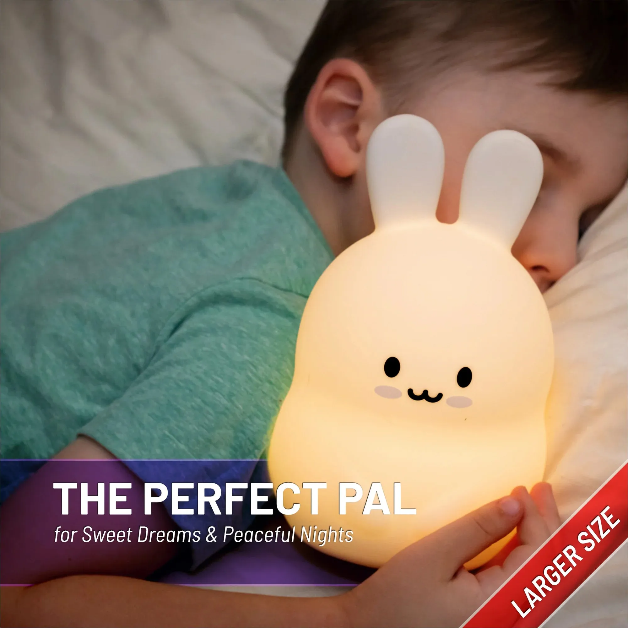 Lumieworld Bunny Night Light - LED with Remote Control in Box