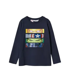 MANGO Children's T-Shirt with Eyes Design