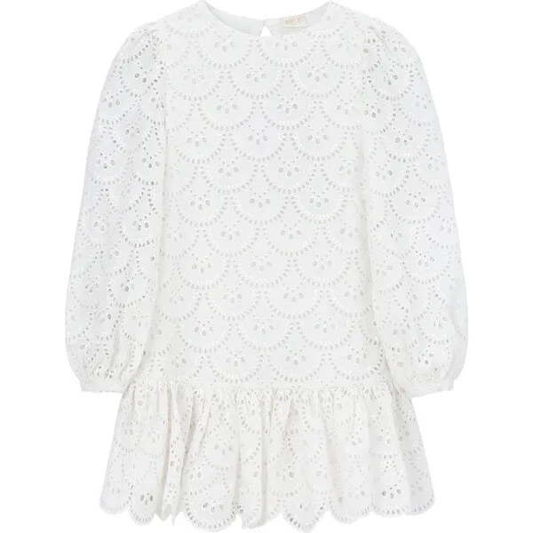 Marlo Kids Courtney Dress, Ivory