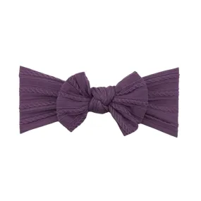 Cute Mauve Bow Headband