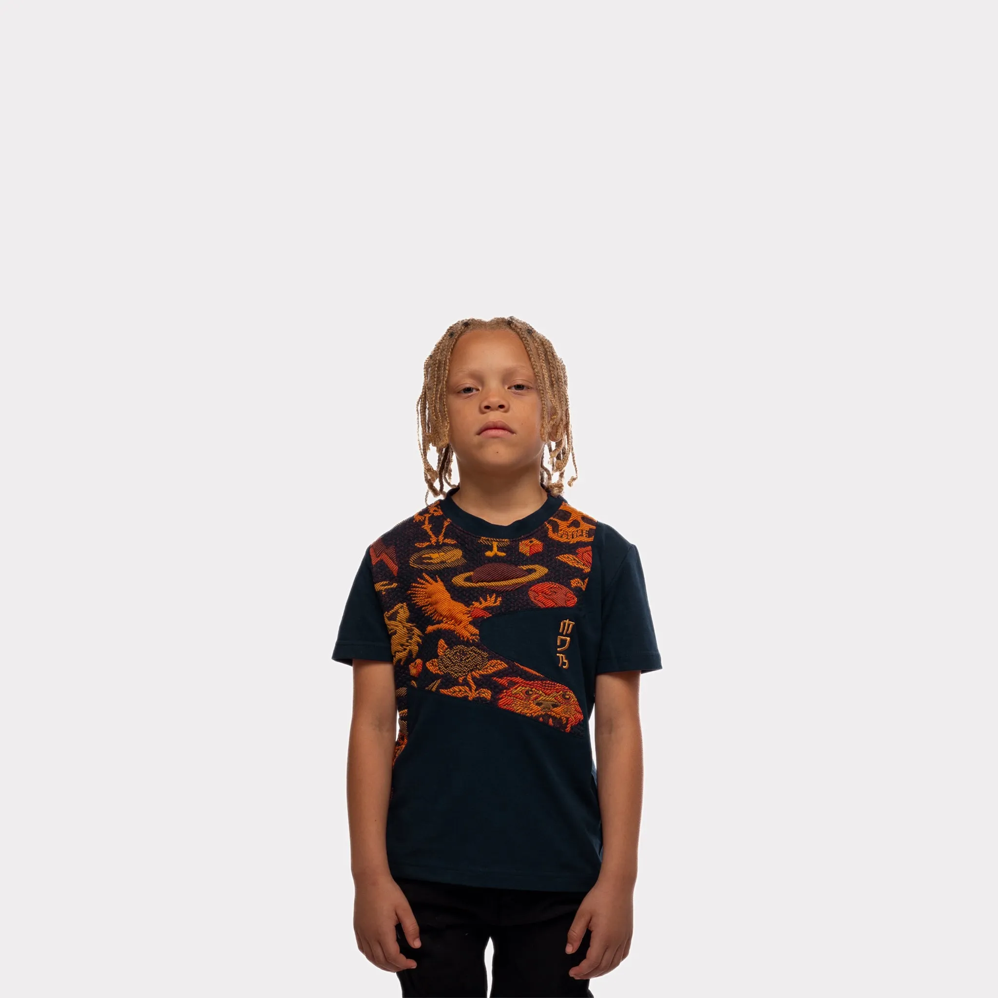 MDB Couture Kids Gallery Threads T-Shirt - Navy Theme