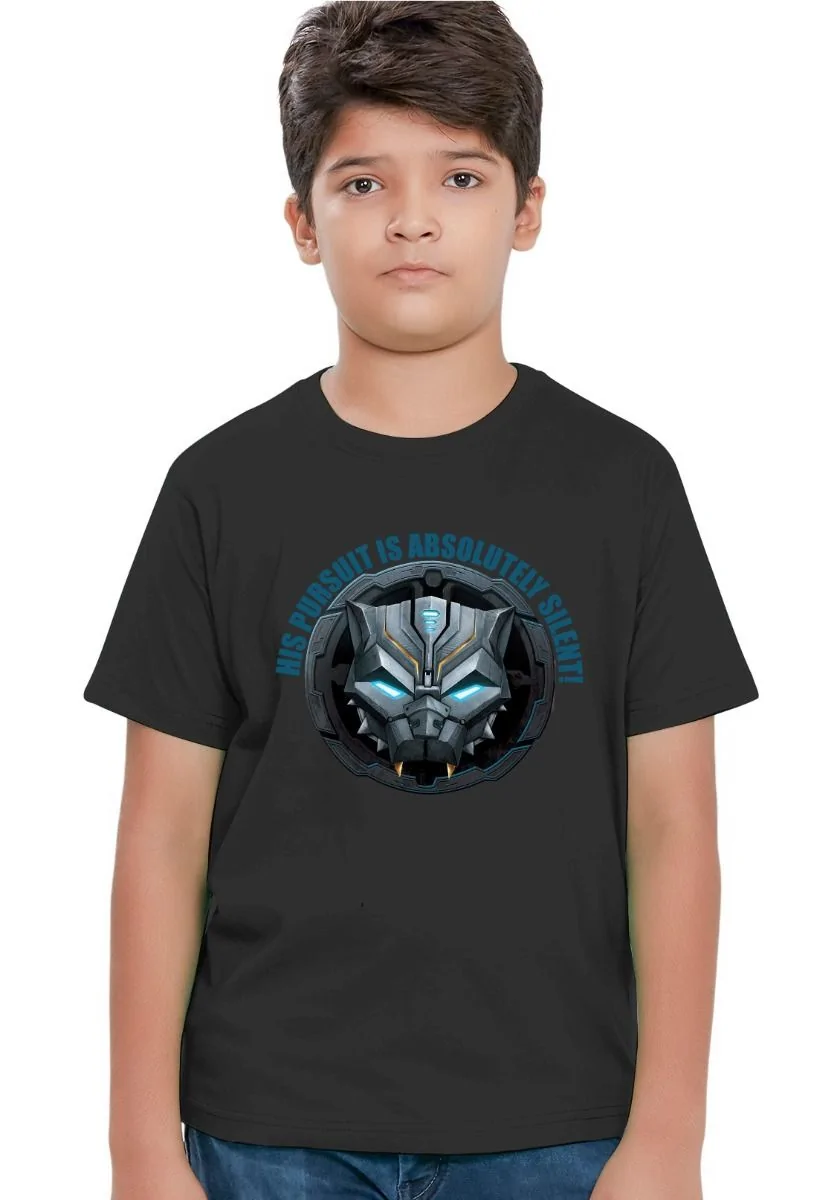 Mech Black Panther Sr Kids T-Shirt