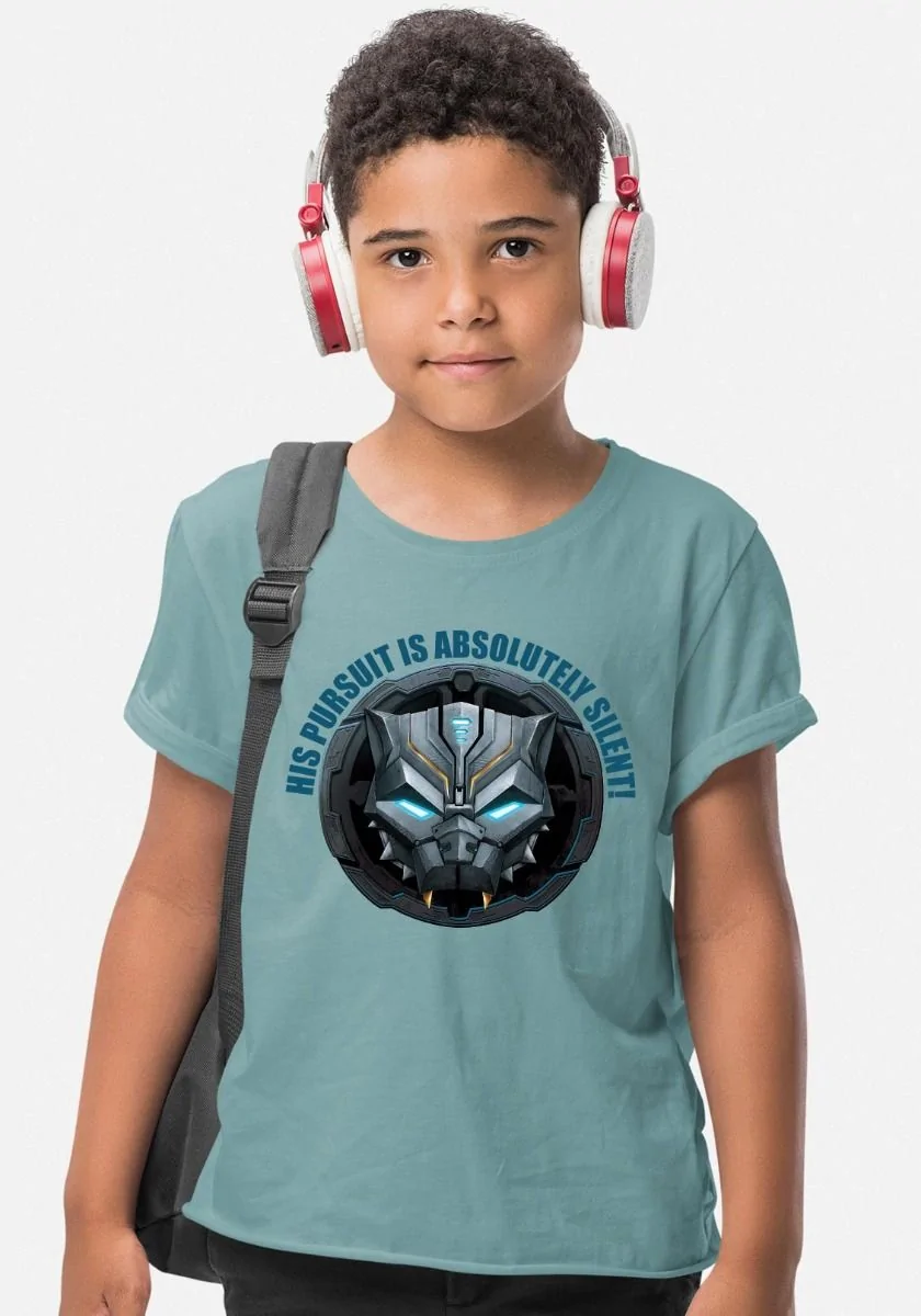 Mech Black Panther Sr Kids T-Shirt