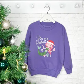 Mermaid Kids Christmas Jumper