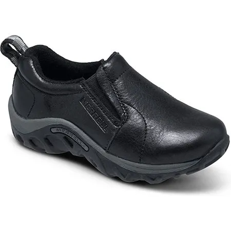 MERRELL JUNGLE MOC LEATHER BLACK - KIDS