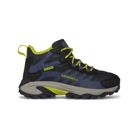 MERRELL MOAB SPEED 2 MID WTRPF NAVY - KIDS