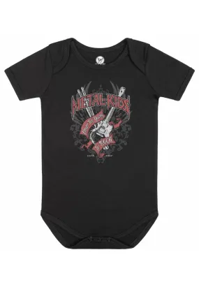 Metal Kids - Never Too Young To Rock Babygrow - Bodysuit