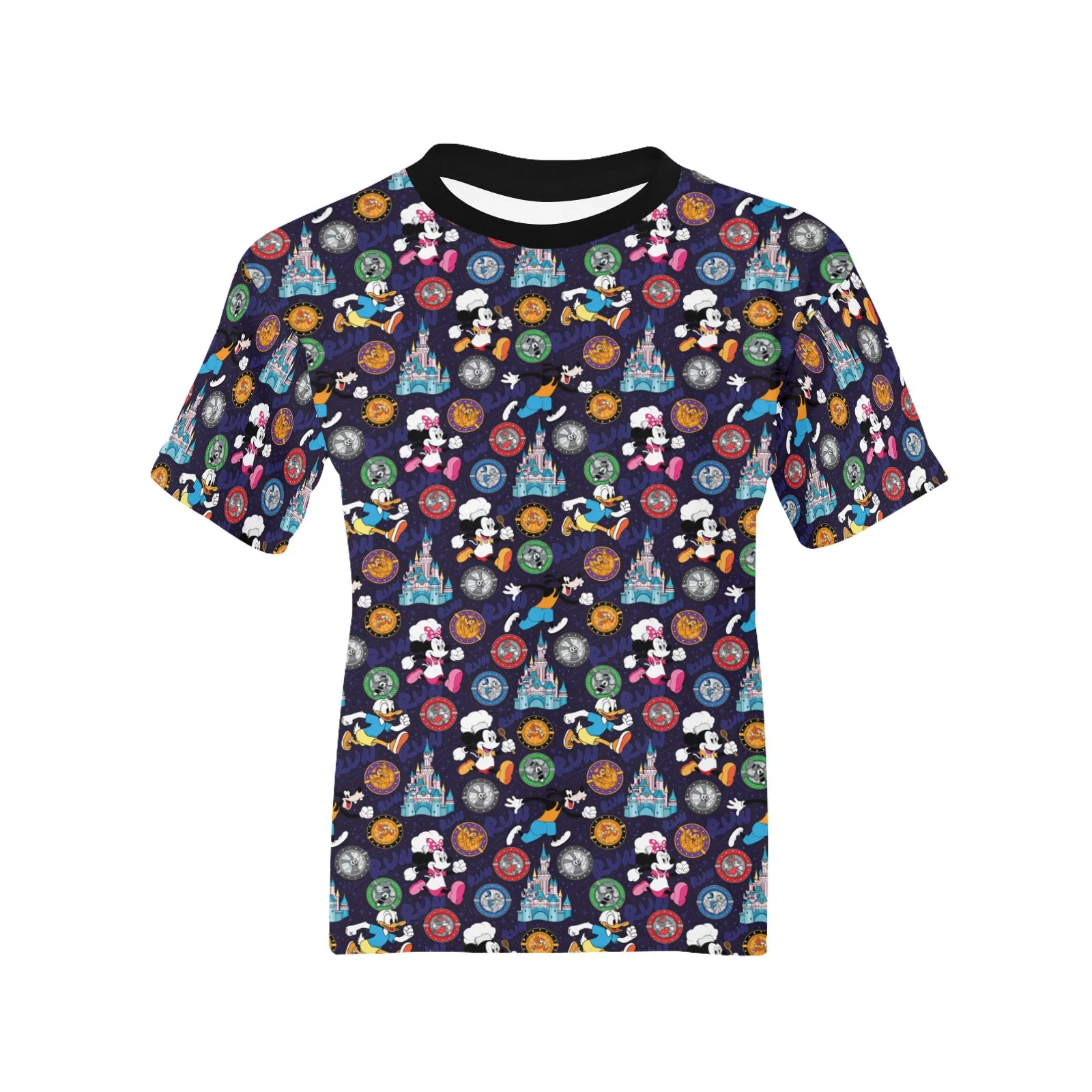 Mickey Wine And Dine Race Kids' T-shirt