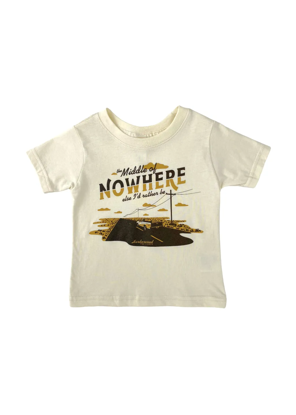 Middle of Nowhere Tee | Soft Butter | Kids