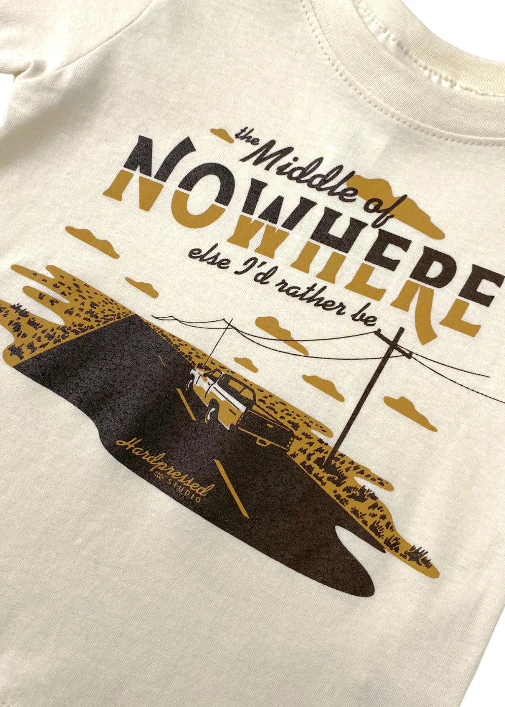 Middle of Nowhere Tee | Soft Butter | Kids