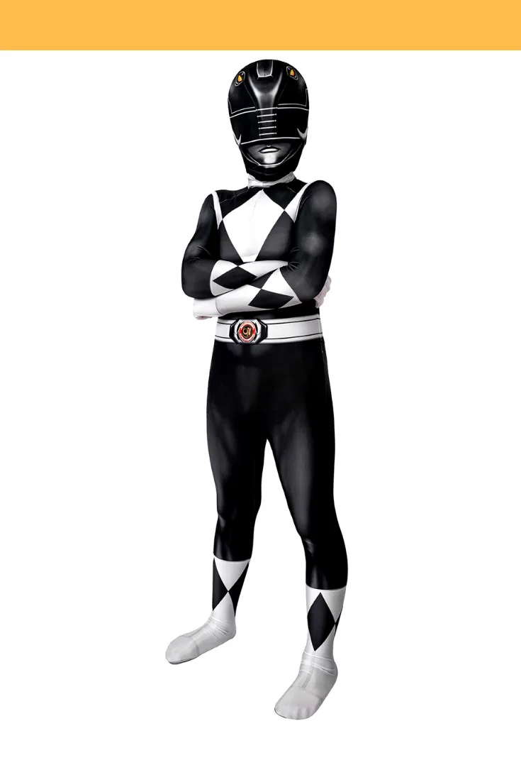 Black Ranger Kids Size Cosplay Costume